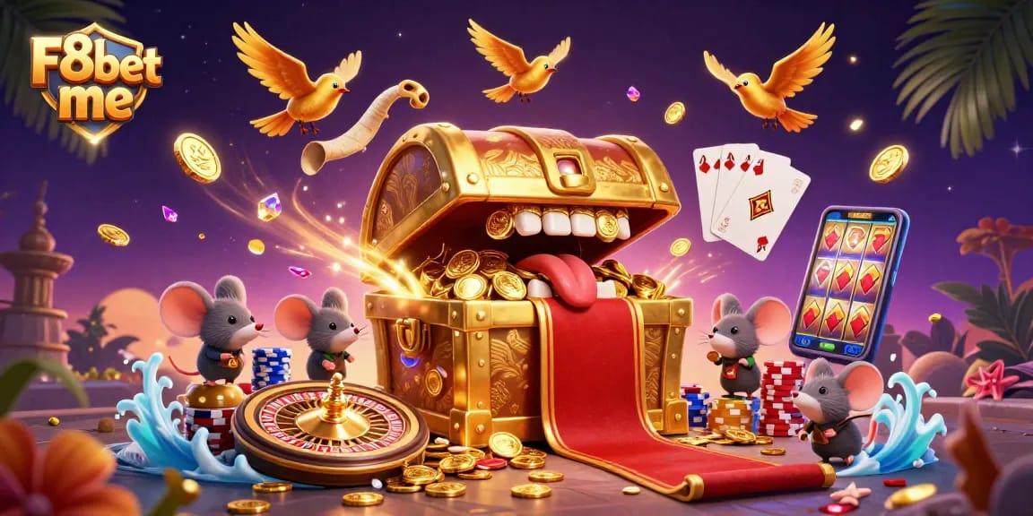 Play and win big at F8bet me with immersive casino experience featuring captivating treasures.