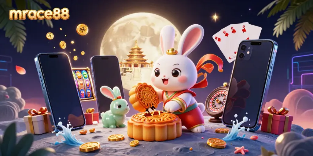 Experience the excitement of mrace88 with vibrant gaming elements and folklore characters.