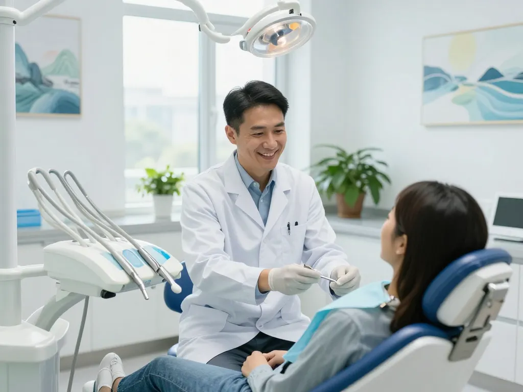Dentist near me offering compassionate care in a welcoming clinic environment.