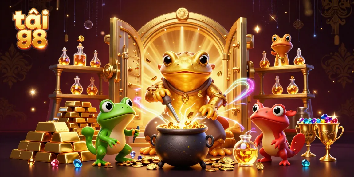 Experience the excitement of tải go 88 with vivid golden treasures and whimsical characters in this dynamic casino scene.
