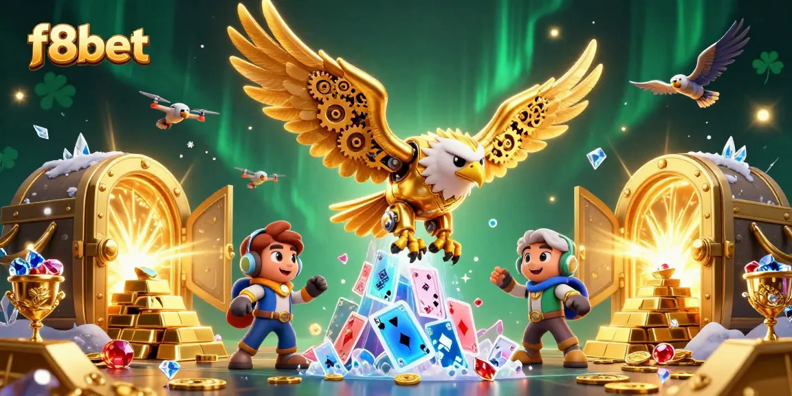 Experience the thrill of winning at f8bet with this vibrant, engaging casino illustration.