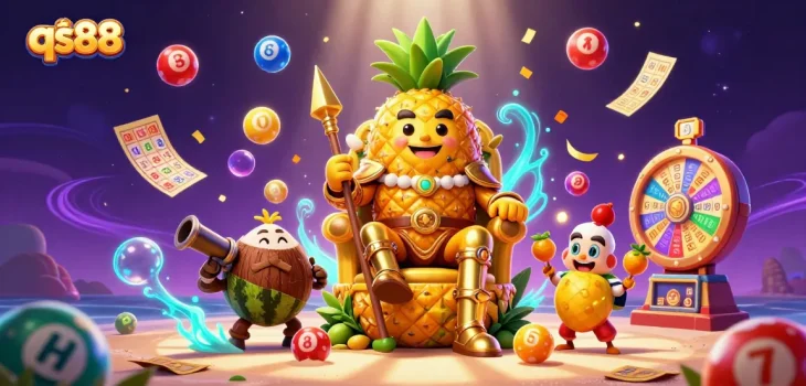 Experience the vibrant casino atmosphere of qs88 with lively characters and dynamic game elements.