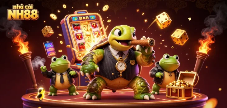Experience the thrill at nhà cái NH88 with lively characters and dynamic casino elements.